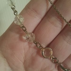 Maurices 3 Tier Beaded Infiniti Necklace